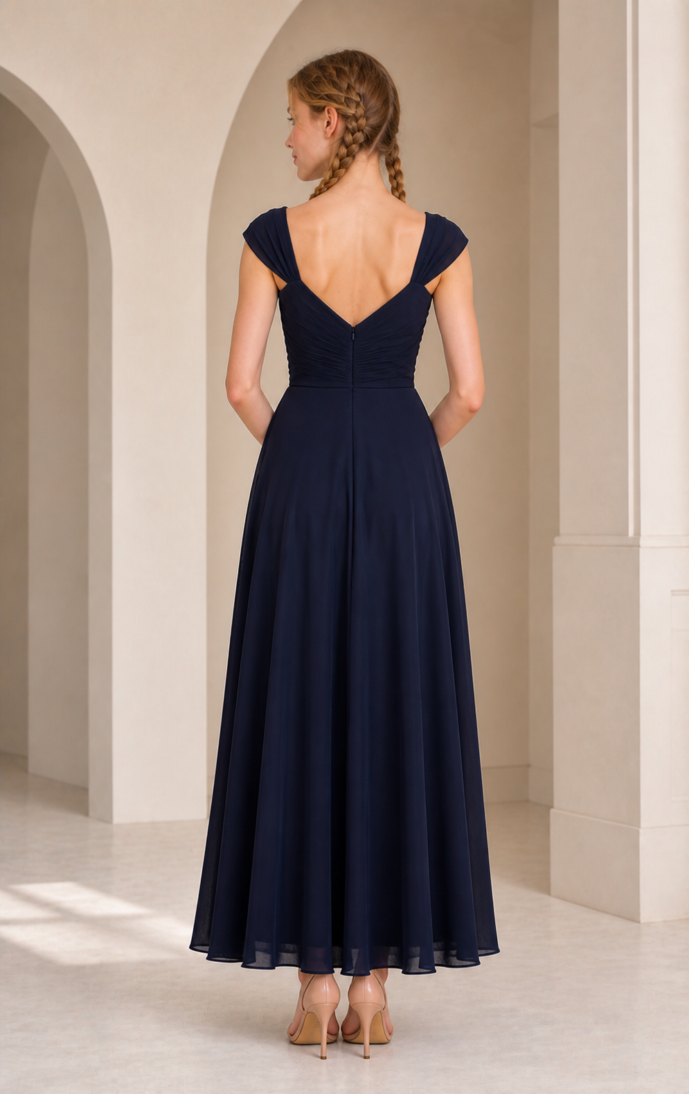 Formal gowns in rich jewel-tone colors
