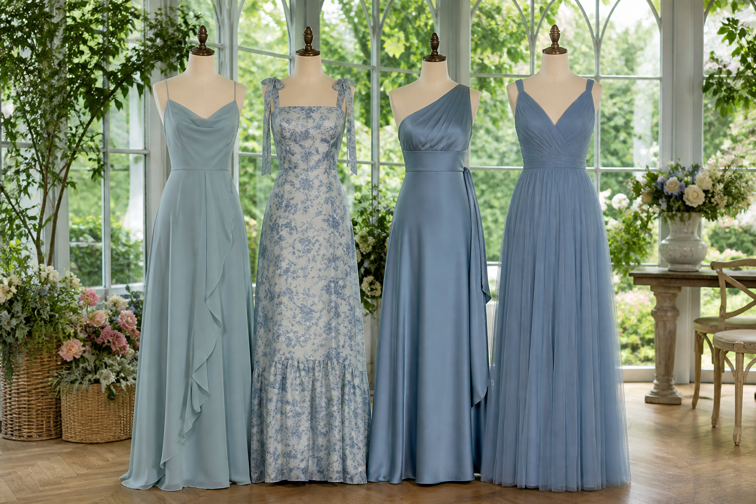 How to Coordinate Bridesmaid Dresses Without Making Everyone Match