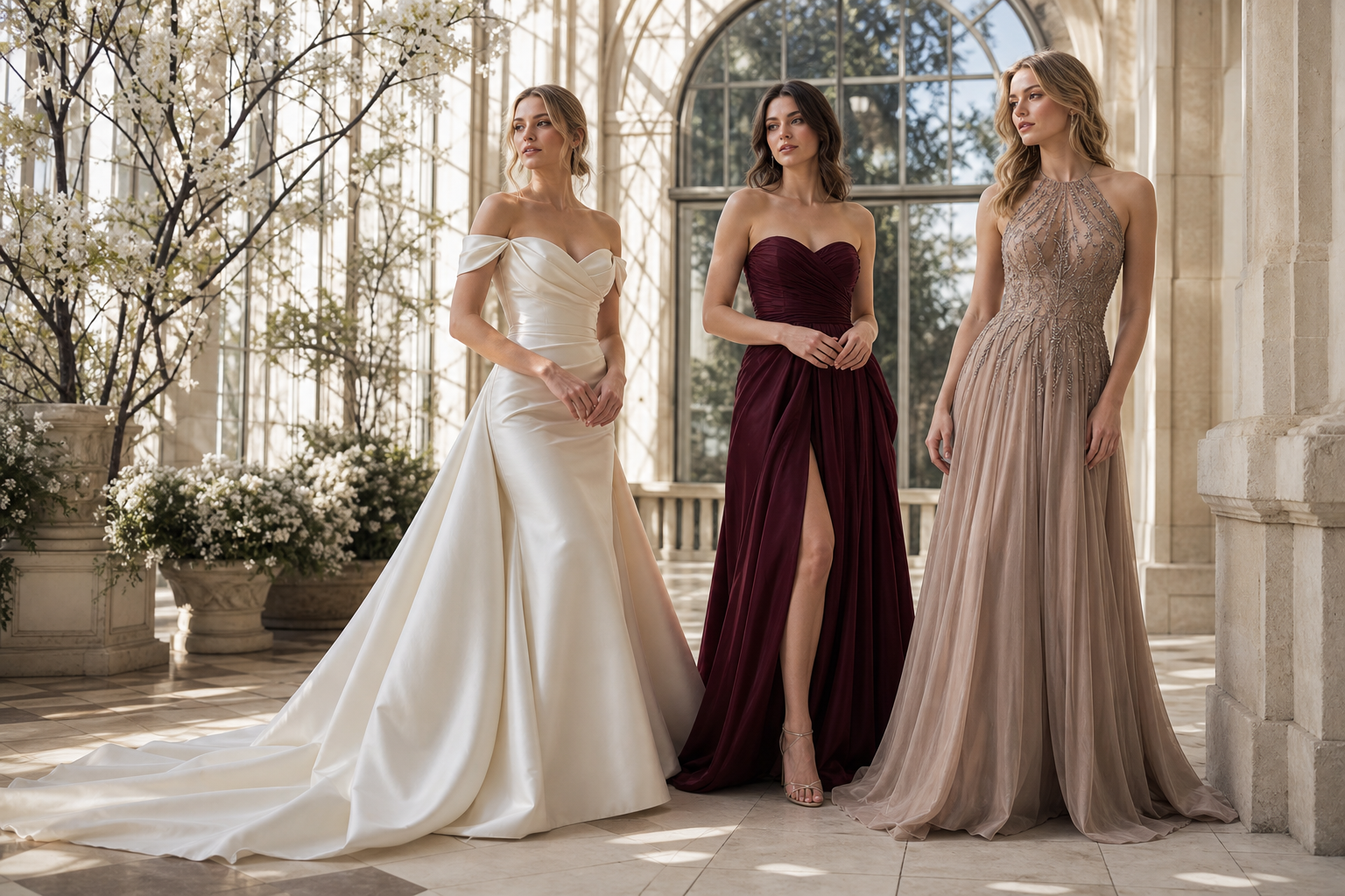 Catacysm bridal, evening and special-occasion dresses